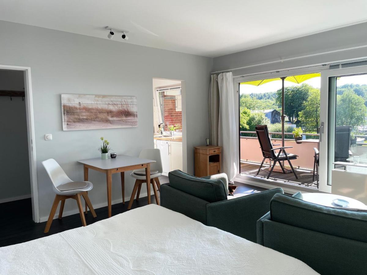 Ferienwohnung Yachthafen-Foerdeblick Glucksburg Bagian luar foto